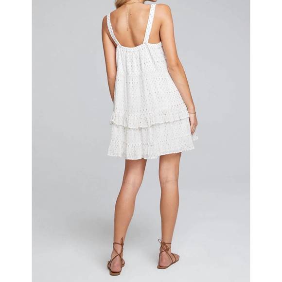 NEW SALTWATER LUXE clarice mini dress in ivory - Picture 3 of 3